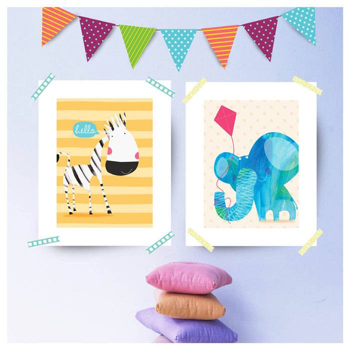 Prints to Frame Animal Antics Prints (4 prints) | Koop.co.nz
