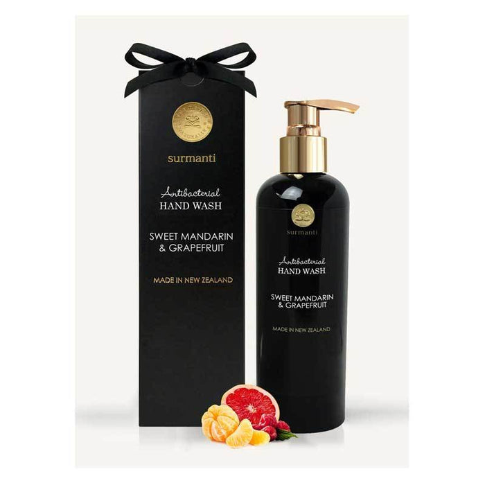 Surmanti Antibacterial Hand Wash - Sweet Mandarin & Grapefruit (300ml) | Koop.co.nz