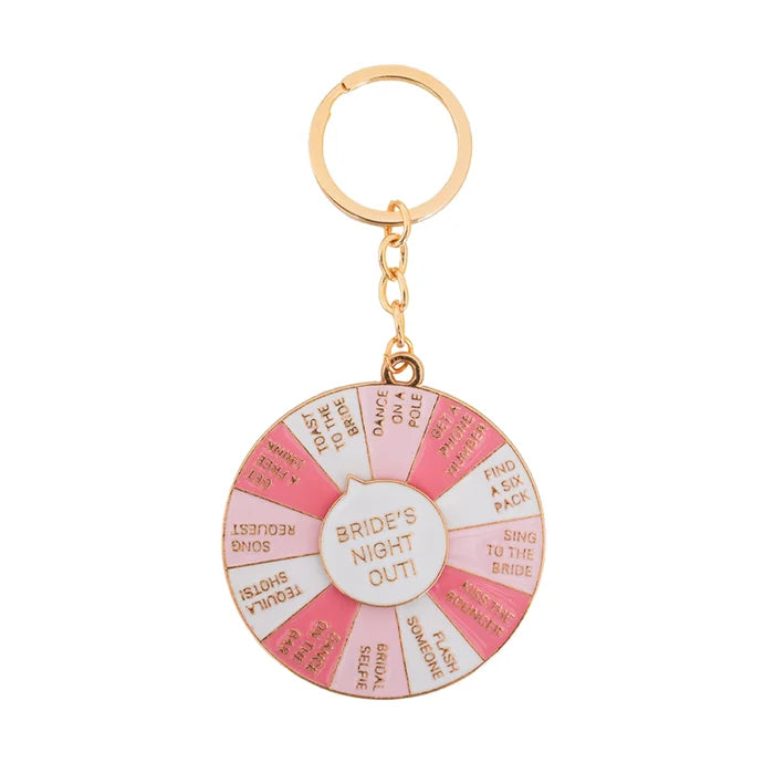 Bachelorette Spinner Game Keychain - Giftware - Jollity and Co.