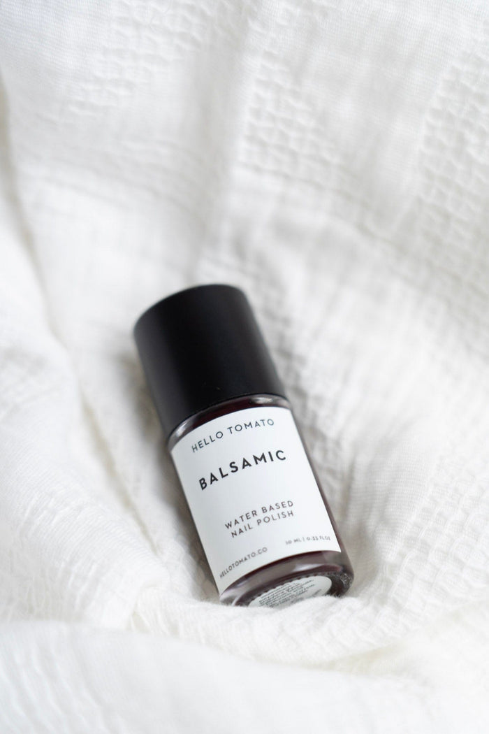 BALSAMIC DEEP BURGUNDY NAIL POLISH – VEGAN ODORLESS & NON - TOXIC - Love Marlow