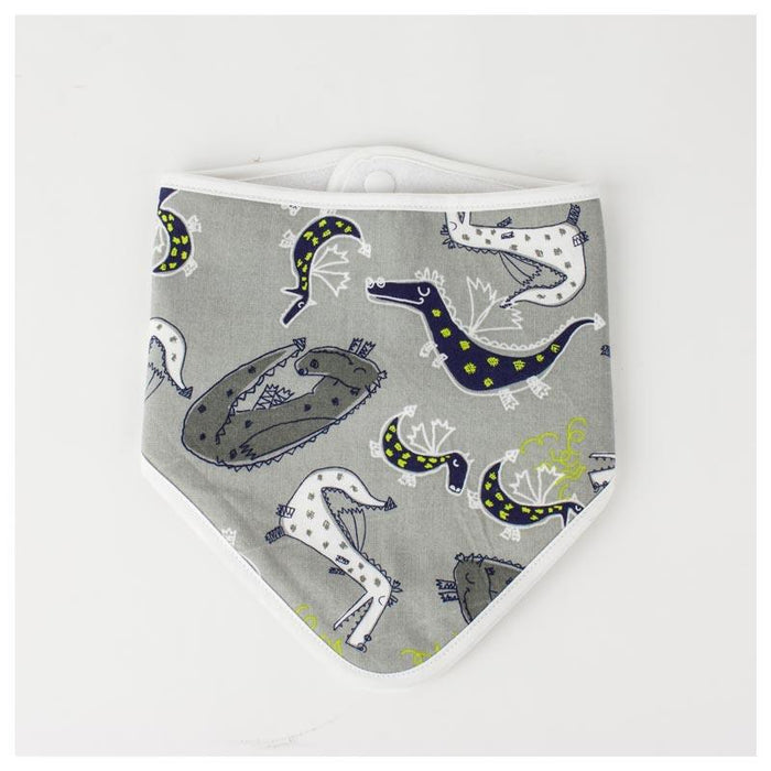 Elephant Ollie Bandana Baby Bib – Dragon | Koop.co.nz