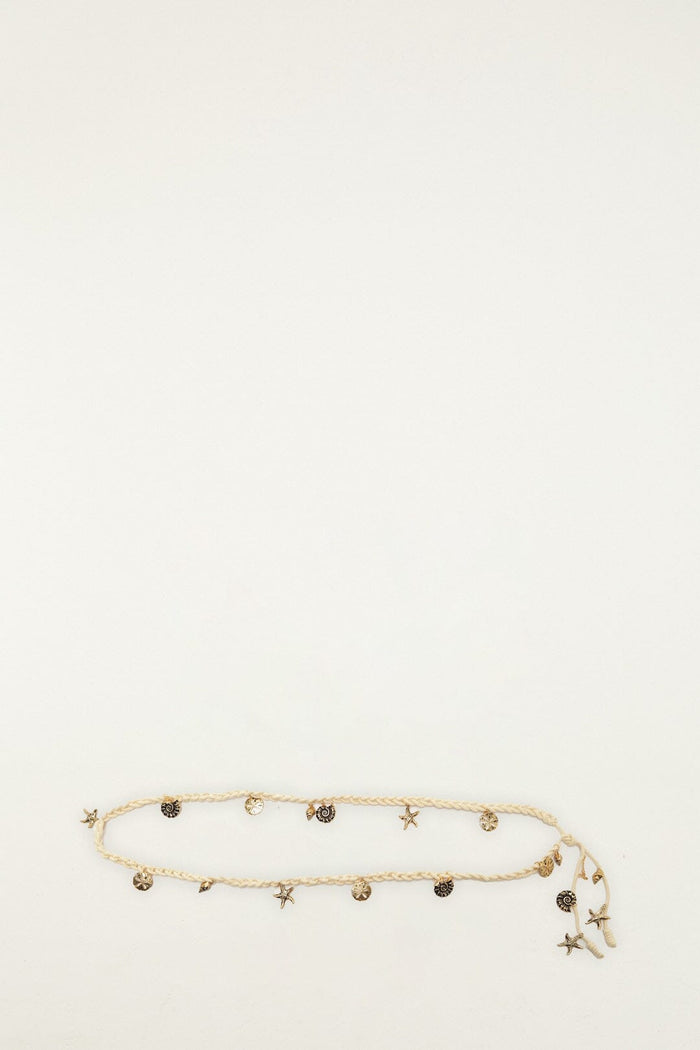 Beige Sea Rope Belt
