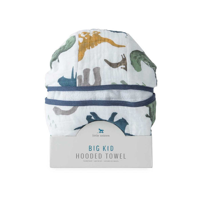 Little Unicorn Big Kids Hooded Towel – Dino Friends | Koop.co.nz