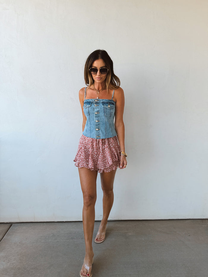 Blaire Denim Top