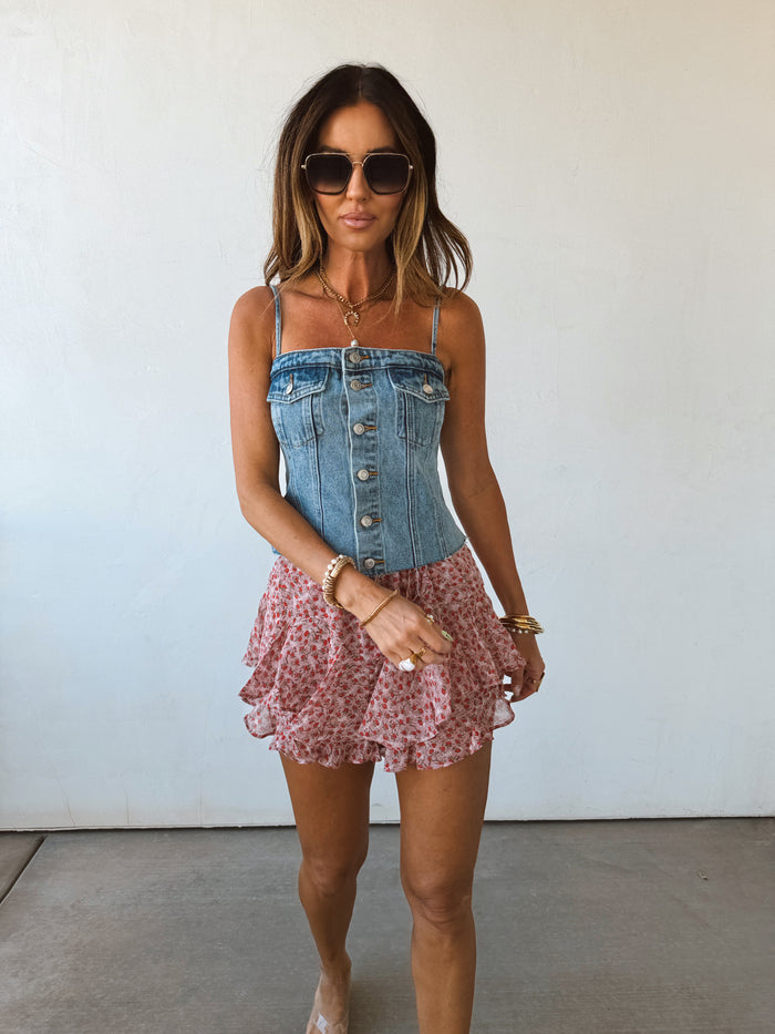 Blaire Denim Top