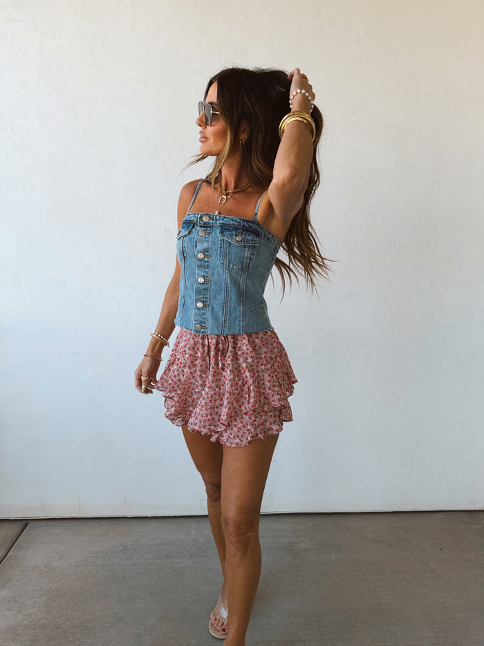 Blaire Denim Top