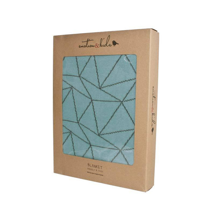 Emotion & Kids Blue Galaxy Cotton Baby Blanket | Koop.co.nz