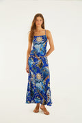 Blue Mystical  Maxi Dress