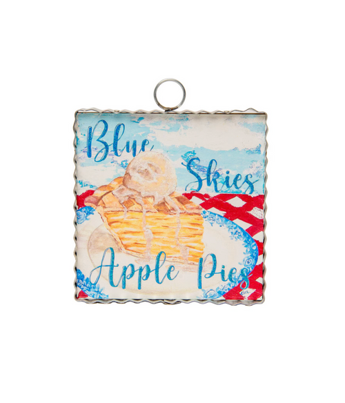 "Blue Skies Apple Pie's" Charm