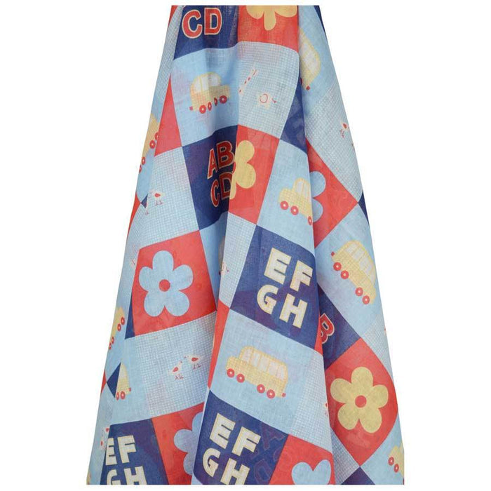 Emotion & Kids Blue Stencil Muslin & Pram Clip Pack | Koop.co.nz