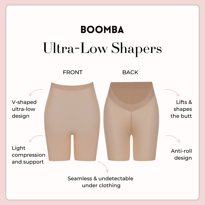 BOOMBA Low-back Shapers Shorts - Accessory - BOOMBA