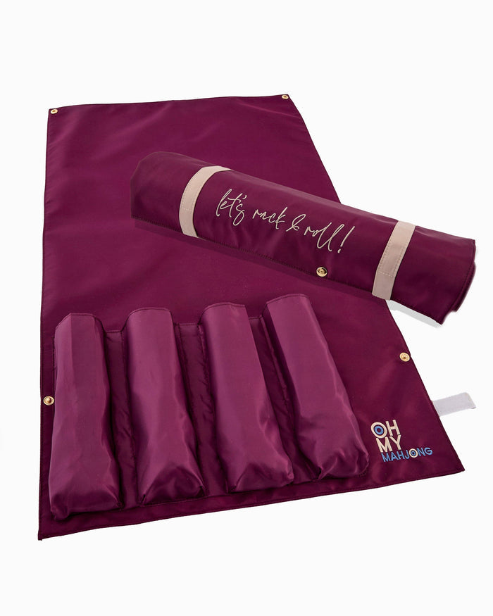 Burgundy Let's Rack & Roll Bag