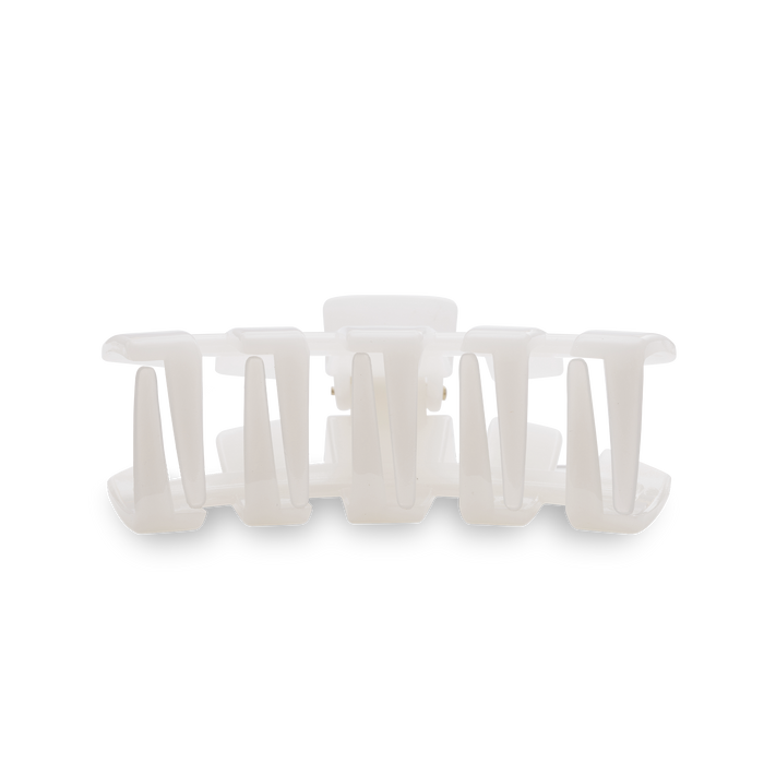 Classic Hair Clip | Medium | Coconut White