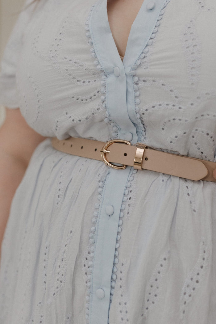 Classic Loop Belt in Sand - Love Marlow