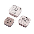 Done By Deer Contour Dots Snack Box Set 3pc - Powder | Koop.co.nz