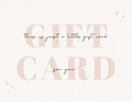 Copper + Cloth Gift Card