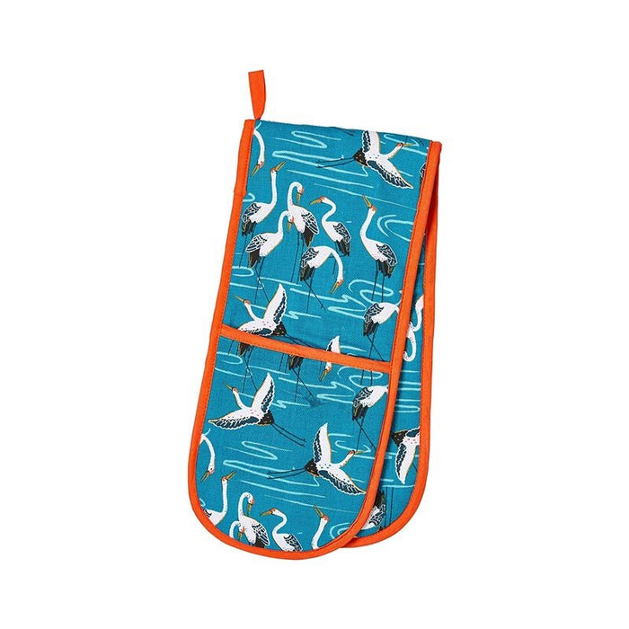 Ulster Weavers Cotton Cranes Double Oven Glove | Koop.co.nz