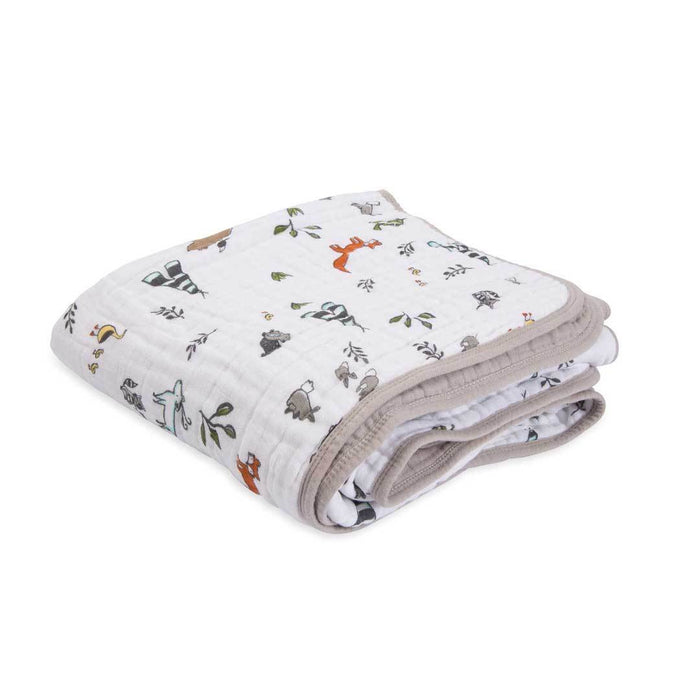 Little Unicorn Cotton Muslin Quilt – Forest Friends | Koop.co.nz