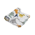 Little Unicorn Cotton Muslin Swaddle – Dino Friends | Koop.co.nz