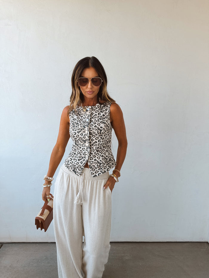 Cozy Days Linen Pants
