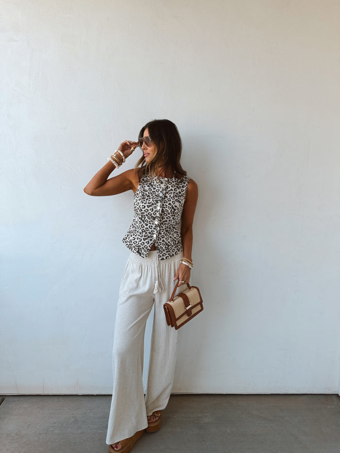 Cozy Days Linen Pants