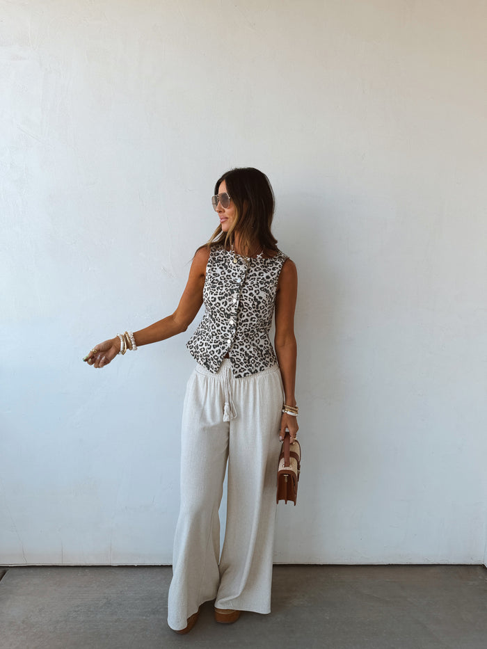 Cozy Days Linen Pants
