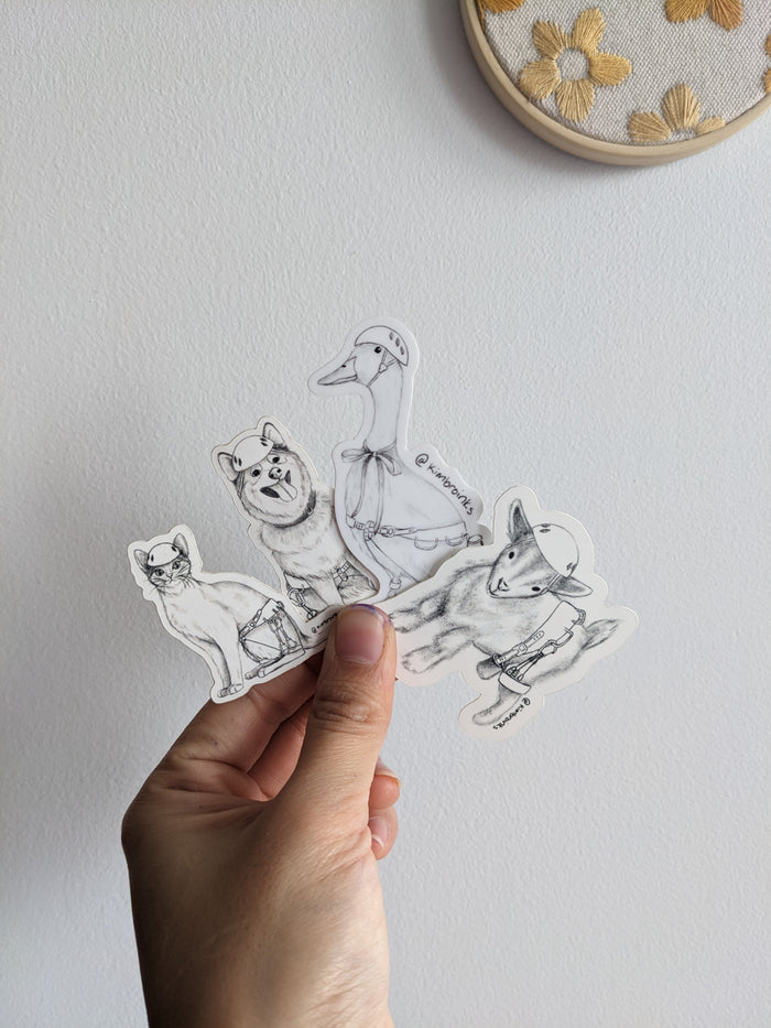 Crag Duck Sticker