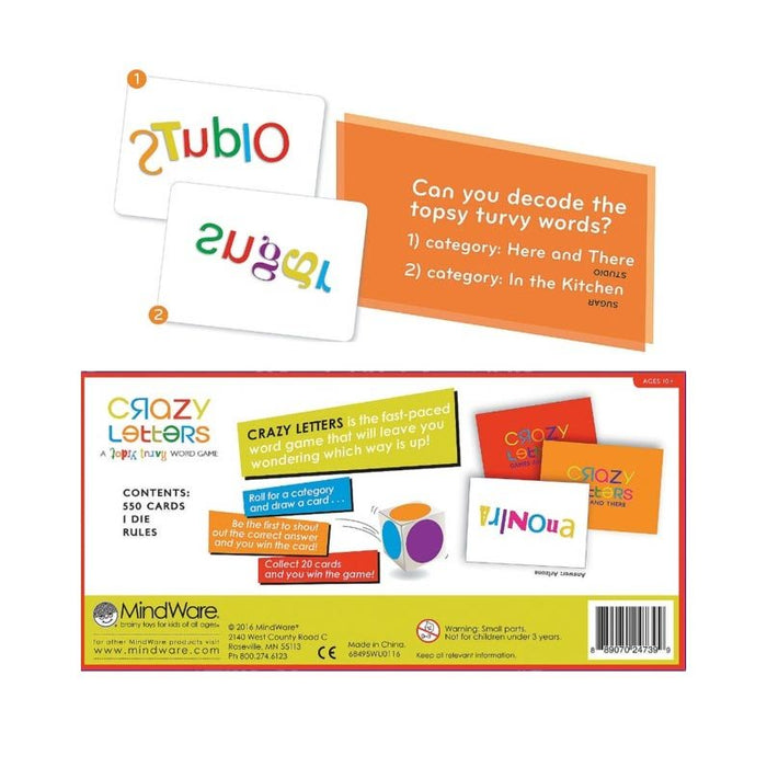 MindWare Crazy Letters Word Game | Koop.co.nz