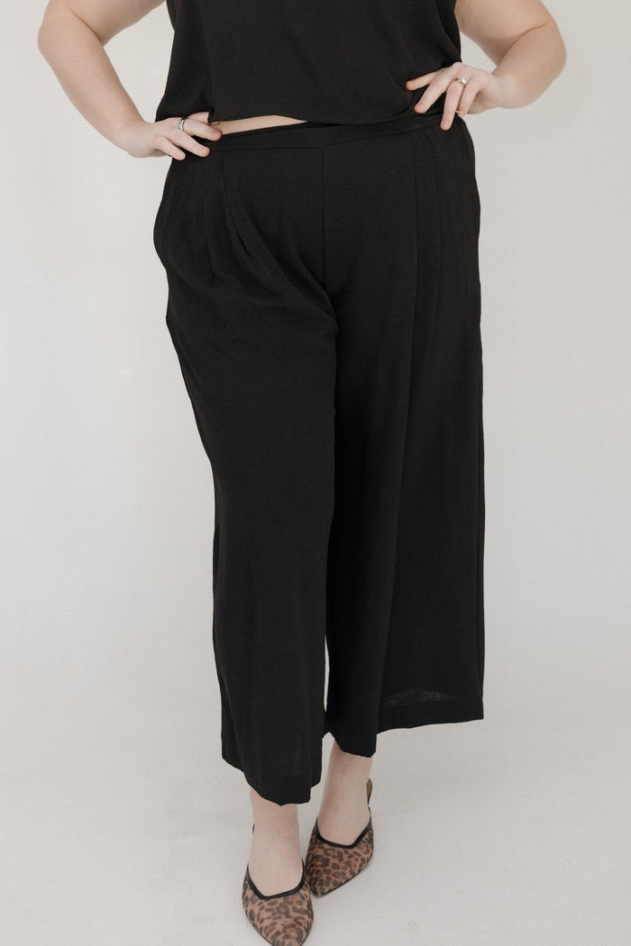Crinkle Chiffon Wide Leg Pants – Flowy Bottoms - Love Marlow