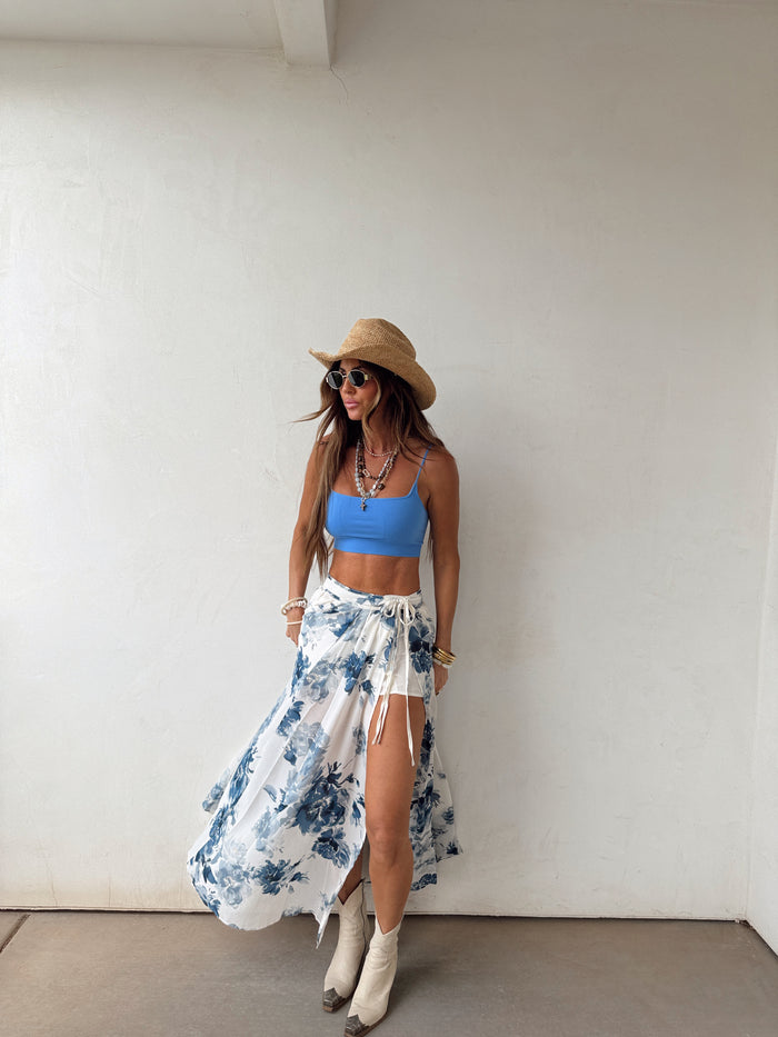 Cropped Free Flow Tank