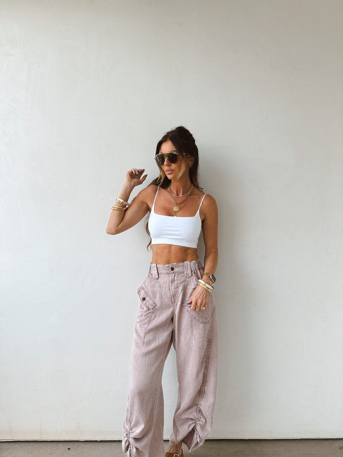 Cropped Free Flow Tank