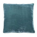 Le Forge Crushed Velvet Cushion - Aqua (50cm) | Koop.co.nz