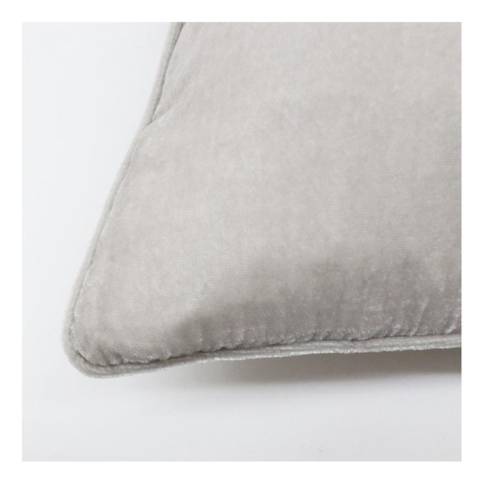 Le Forge Crushed Velvet Cushion - Pearl (50cm) | Koop.co.nz