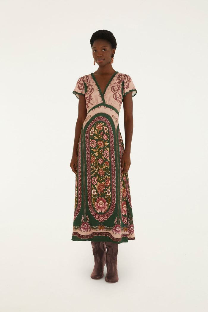 FARM Rio model wearing the Daniela Maxi Dress