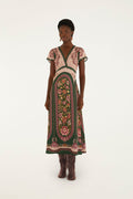 FARM Rio model wearing the Daniela Maxi Dress