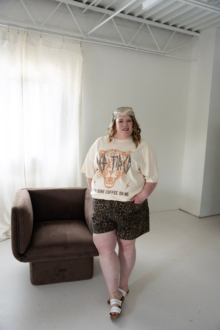 Def Tired Pour Some Coffee on Me Graphic Tee | Ultra - Soft Coffee Lover Shirt - Love Marlow