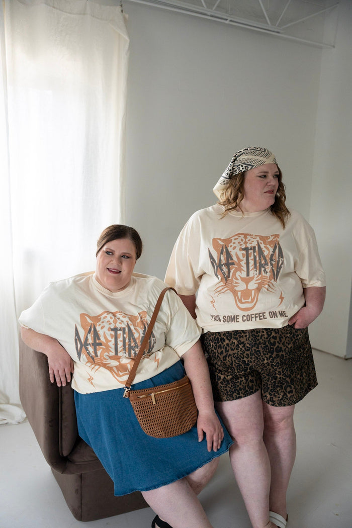 Def Tired Pour Some Coffee on Me Graphic Tee | Ultra - Soft Coffee Lover Shirt - Love Marlow