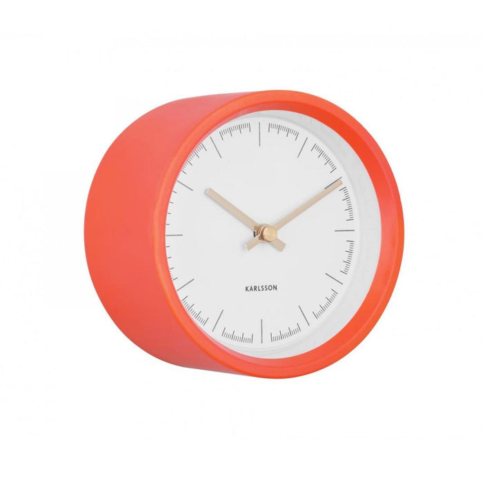 Karlsson Dense Wall Clock - Coral Pink (12.5cm) | Koop.co.nz