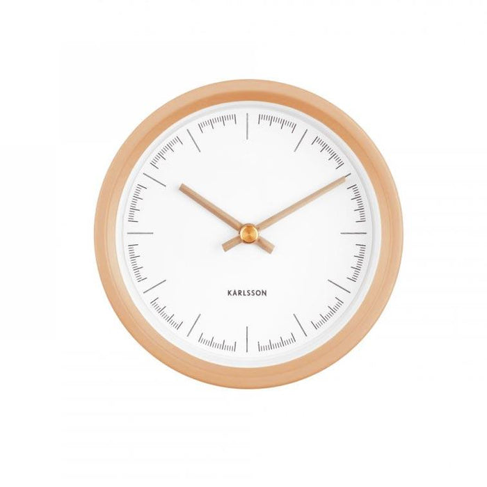Karlsson Dense Wall Clock - Sand Brown (12.5cm) | Koop.co.nz