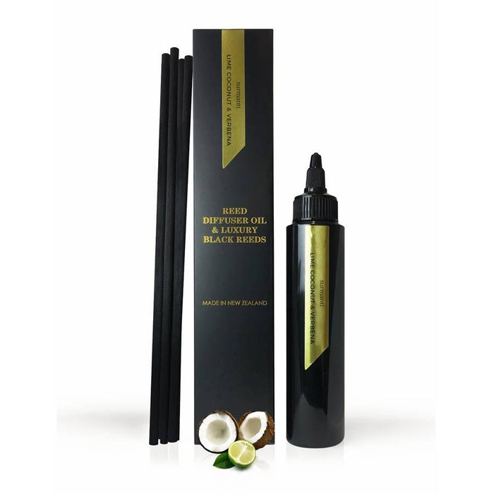 Surmanti Diffuser Oil & Reed Refil - Lime, Coconut & Verbena (100ml) | Koop.co.nz