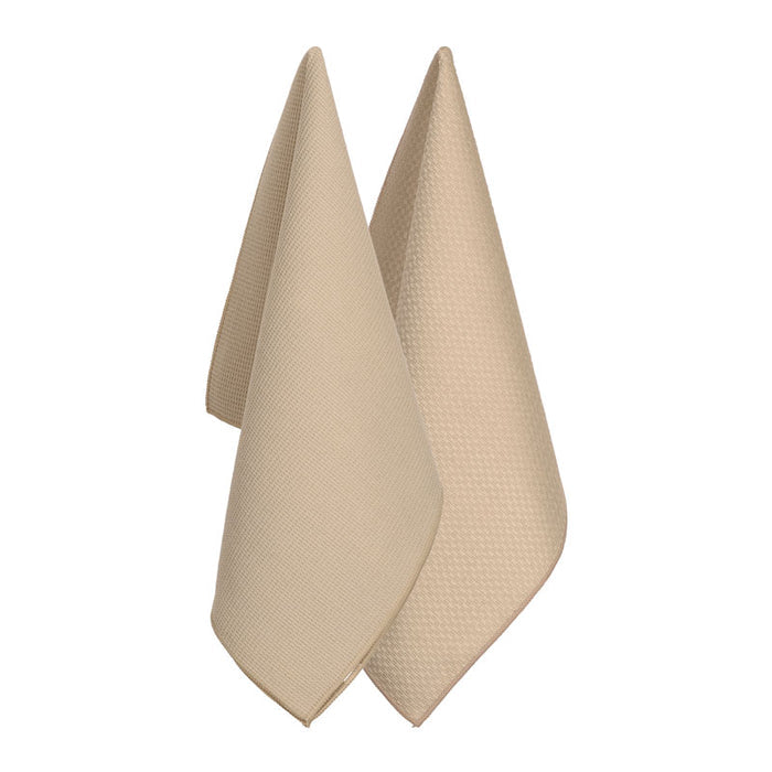 Ogilvies Design Eco Microfibre Tea Towel Set – Stone | Koop.co.nz