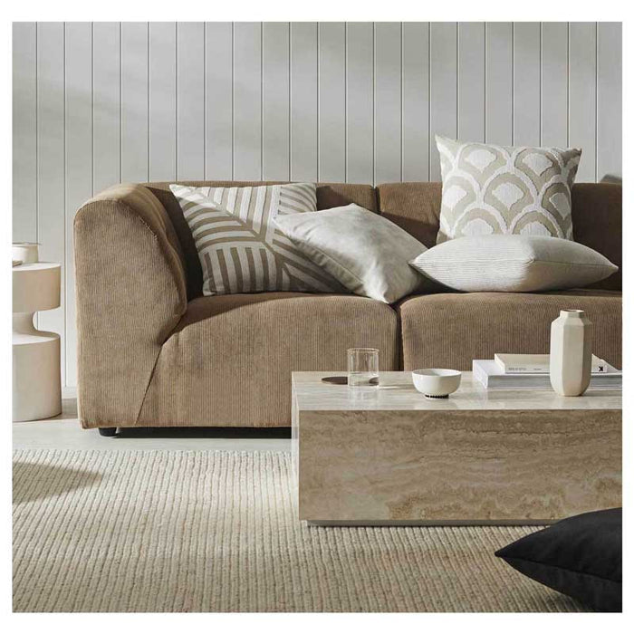 Weave Elena Cushion – Sandstorm (50cm) | Koop.co.nz