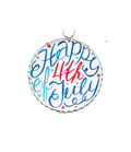 "Happy 4th Of July" Charm