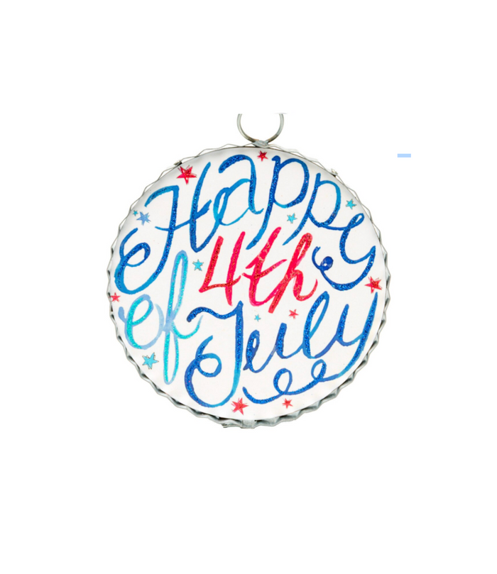 "Happy 4th Of July" Charm