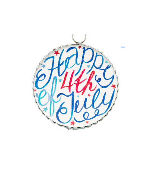 "Happy 4th Of July" Charm