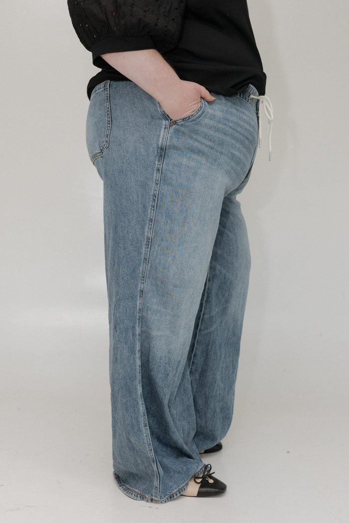 JUDY BLUE HIGH WAIST PALAZZO JEANS - Love Marlow