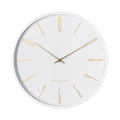 One Six Eight Maya Clock - White (30cm) | Koop.co.nz