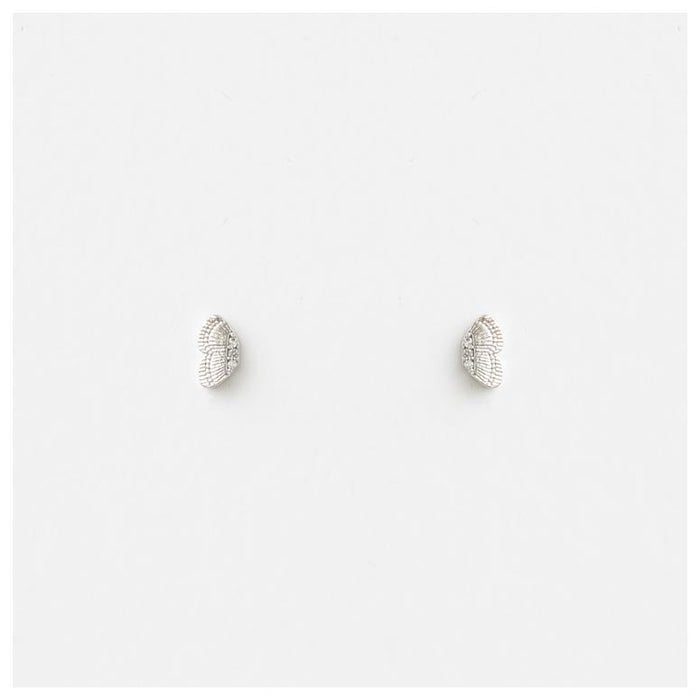 Stella & Gemma Papillon Earrings - Silver | Koop.co.nz