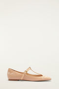 FARM Rio model wearing the Richelieu Flat Ballerina